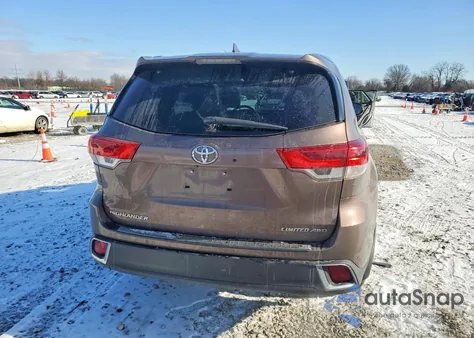 2017 Toyota Highlander Limited из США, поврежденный, VIN 5TDDZRFH3HS445995